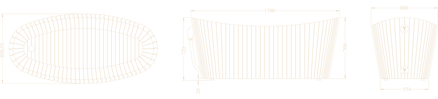 Wooden bath Wooden bath